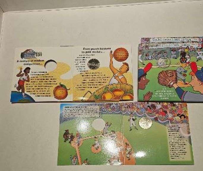 Two 1996 S Atlanta Olympics Young Collector's Edition Sets.