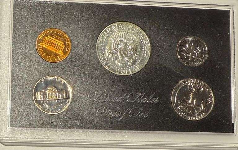 Two each 1968-1972 US Mint Proof Sets