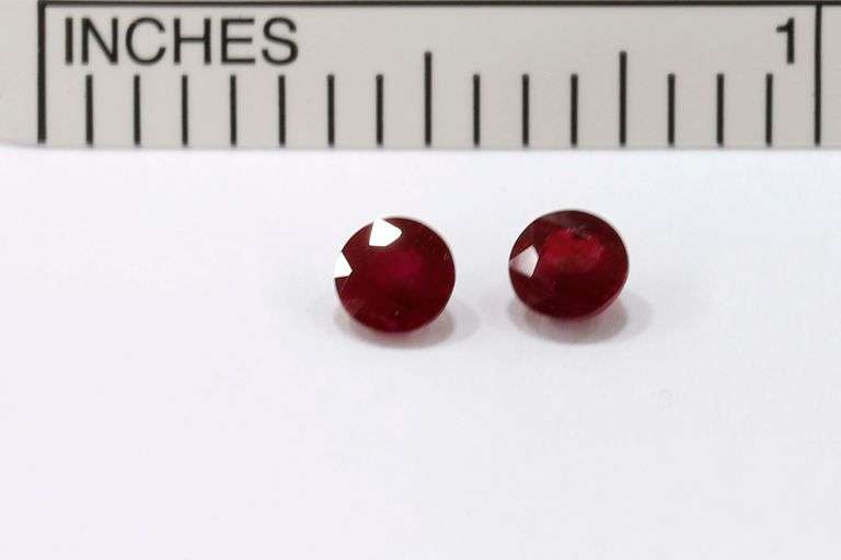 Luscious Natural Ruby Pair