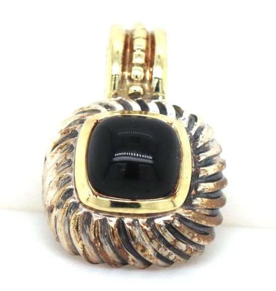 David Yurman black onyx pendant