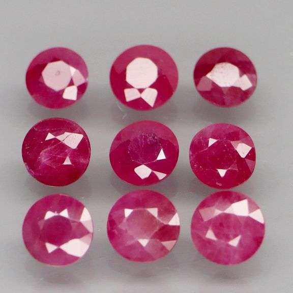 Deep violet red! 3.00 carats of REAL Burmese Rubies!