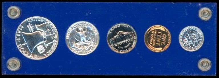 1958 Silver US Proof Set in Capital Plastics Style Holder
