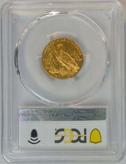 Better date Very Choice BU 1913 $5 Indian Gold Piece. PCGS MS63
