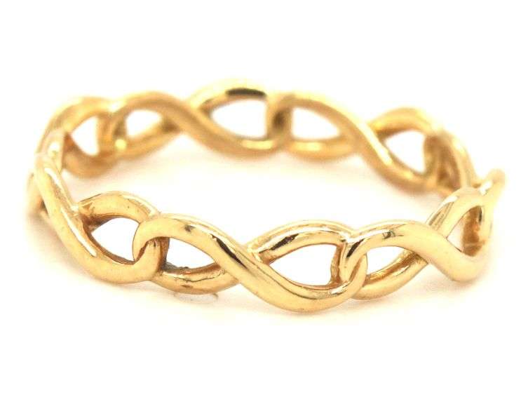 Tiffany & Co Infinity gold band