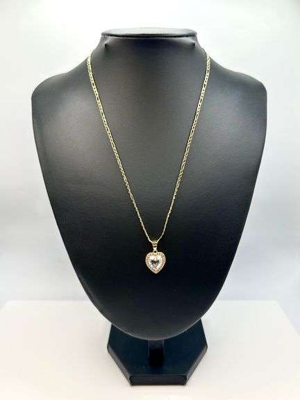 Beautiful 3 Ct Heart Cut Simulated Diamond Pendant Necklace