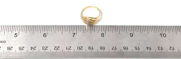 Timeless 14K Yellow Gold Dome Style Ring