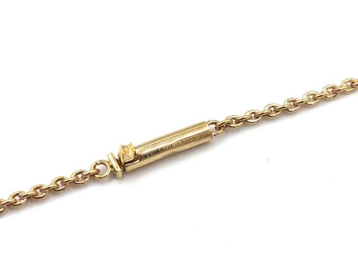 10kt Yellow gold black star sapphire cab and ruby necklace