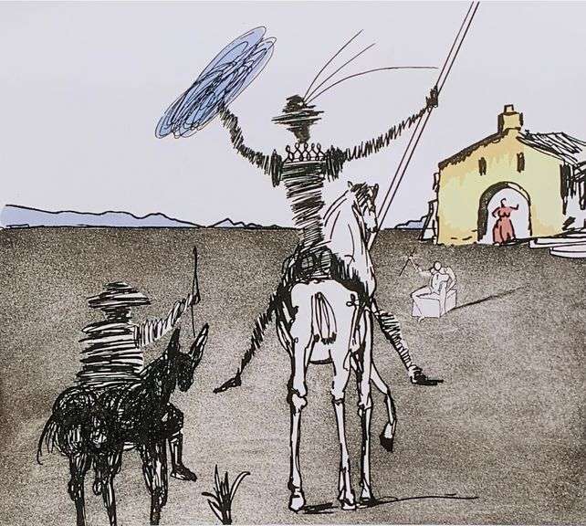 Pencil Numbered Salvador Dali, Impossible Dream