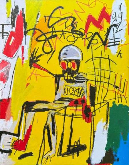 Colorful Jean-Michel Basquiat From 'The Art of Storytelling'