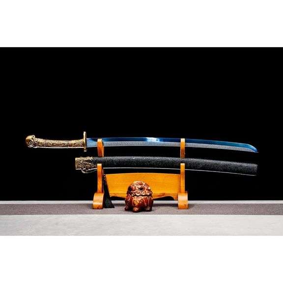 Medieval Dao Saber Hand-Forged Steel Sword