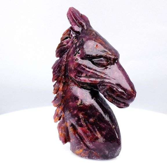 All Ruby all day long! 135.96ct UNTREATED Ruby horse carving!