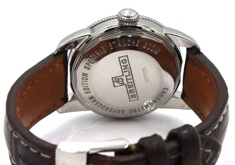 Breitling Superocean Heritage 42mm black dial watch