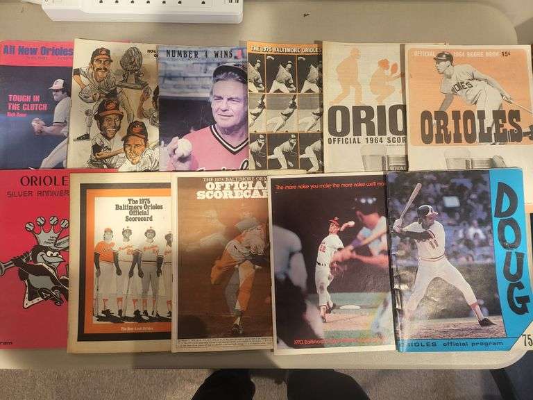 25 Rare Vintage Orioles Sports Publishing Magazine