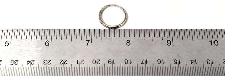 Darling 10K White Gold Diamond Band Ring