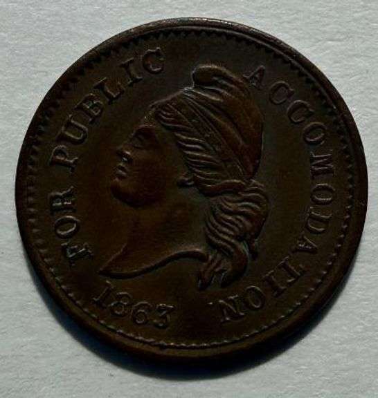 For Public Accommodation 1863 Near Unc Patriotic CWT