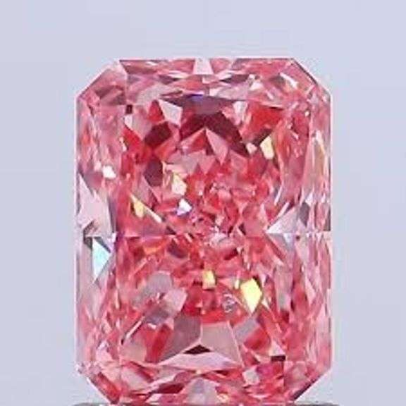 Superb I.G.I. Certified Lab Diamond - 2.07 Carats, Cut Corner Rectangular Modified Brilliant Cut