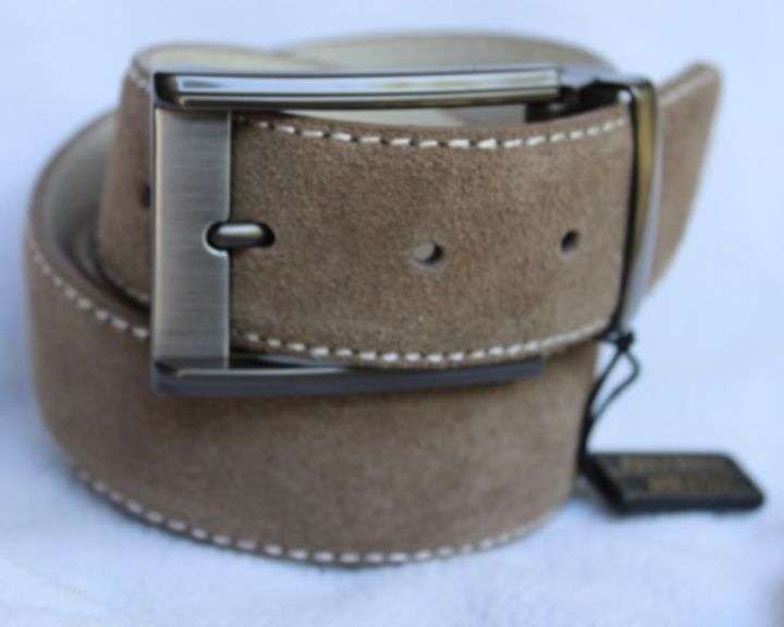 Classy Fine Quality Suede Belt, Made In Italy