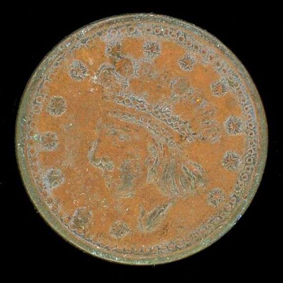 1864 Indian Princess Patriotic Civil War Token