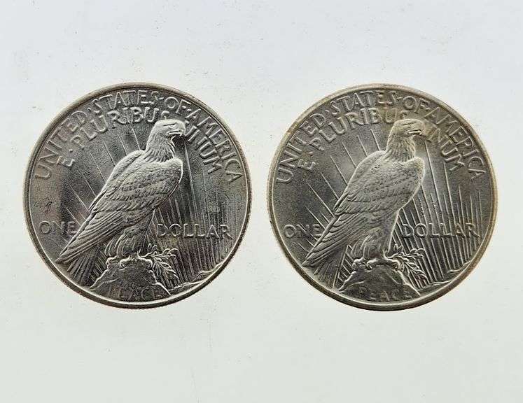 1924 & 1925 Silver Peace Dollar