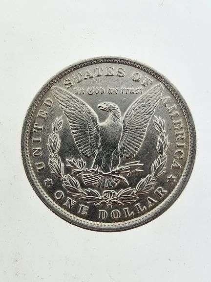 1890-O Morgan Silver Dollar, Extremely Weak Strike