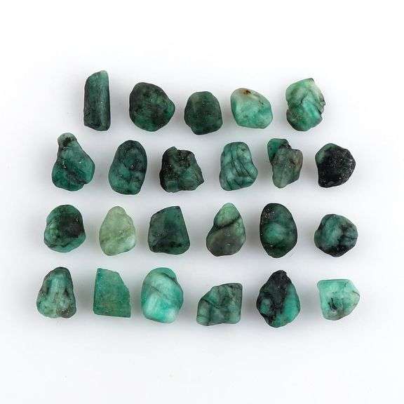 Lot of 10 Natural Ruby Crystal Rough Gemstones