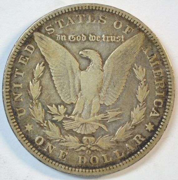 Very scarce key date 1893-O Morgan Silver Dollar in VF