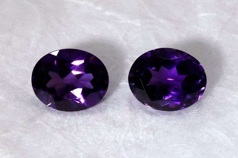 Luxurious Natural Amethyst Pair