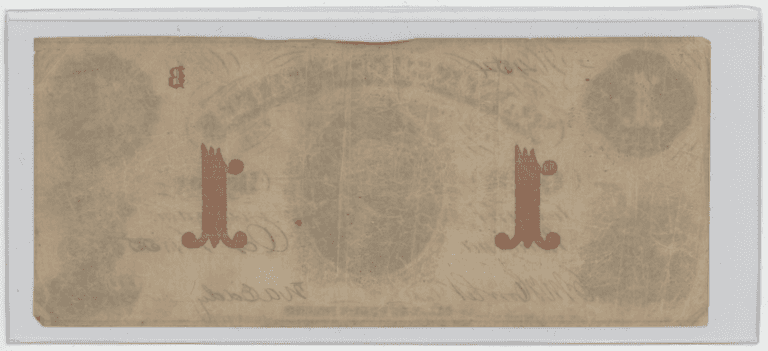 Providence RI $1 Bank of the Republic Obsolete Note – Washington Portrait & Eagle – Civil War Era