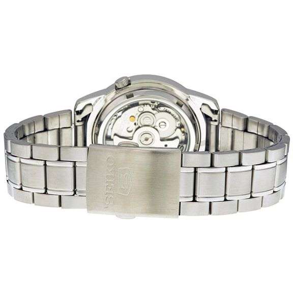 Seiko Men’s Automatic Blue Skeleton Dial Stainless Steel Bracelet Watch – 38mm