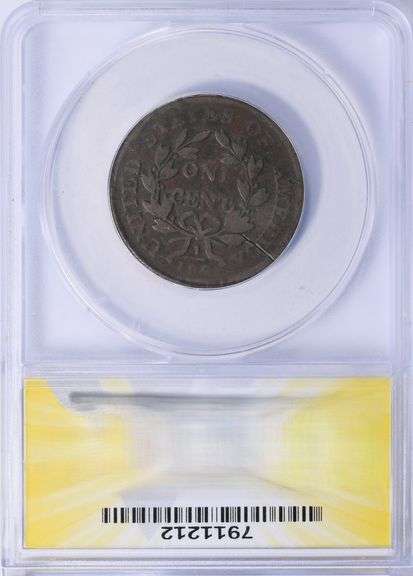 1802 Draped Bust Large Cent S-233 ANACS G-06 Details Early U.S. Copper Coin