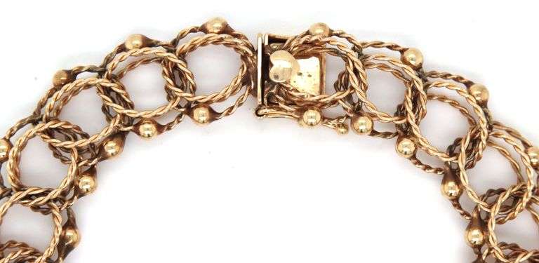 In Demand, Estate 14K YG Charm Bracelet