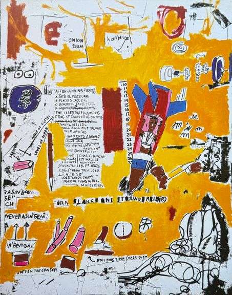 Colorful Jean-Michel Basquiat From 'The Art of Storytelling'