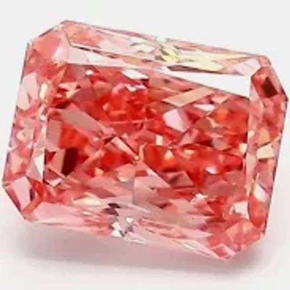 Very Nice Certified Lab Diamond - 3.07 Carats, Cut Corner Rectangular Modified Brilliant Cut