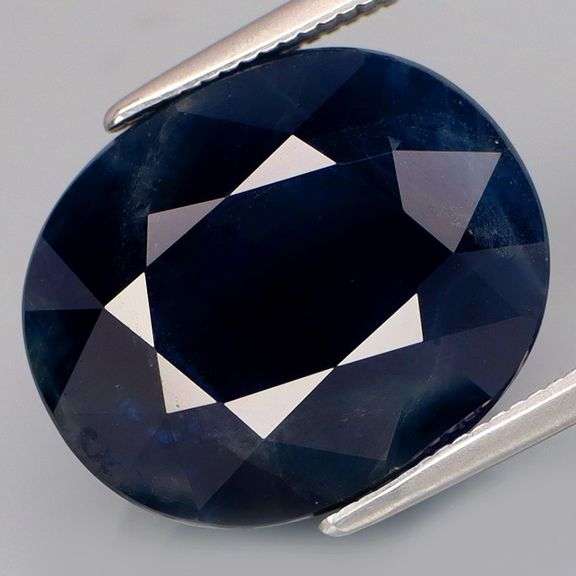 Simply incredible! 15.06ct midnight blue Sapphire -Heated only!