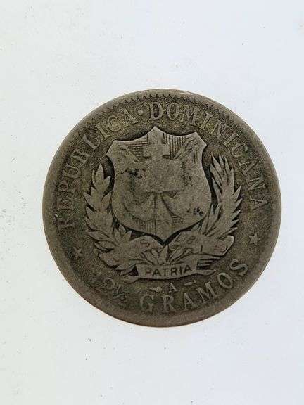 1897-A Dominican Republic 12 1/2 Gramos