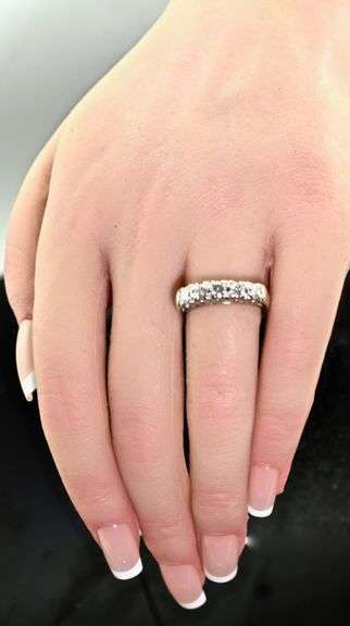 Classic 14K White Gold 1 Ct. T.W. Diamond Band