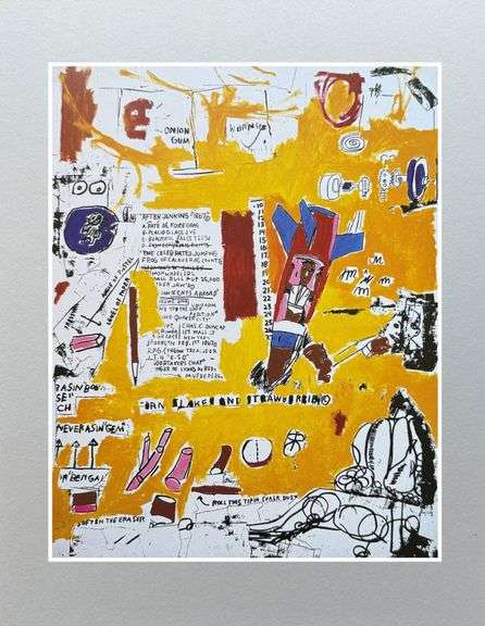 Colorful Jean-Michel Basquiat From 'The Art of Storytelling'