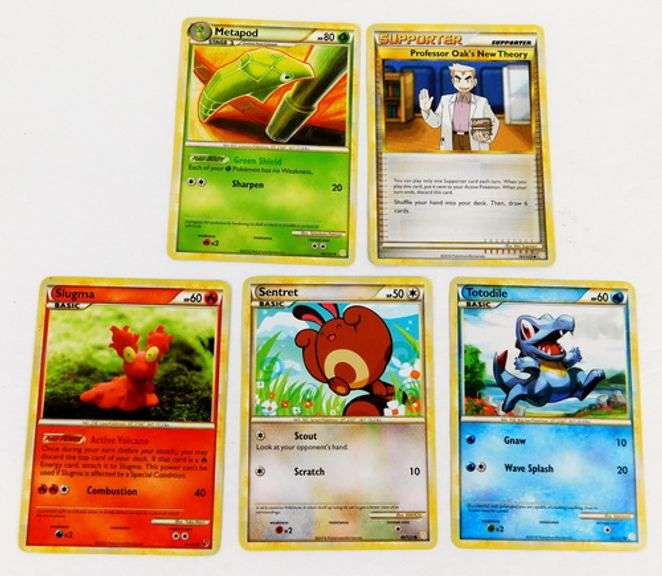 9 Pokémon 2010 Trade Cards