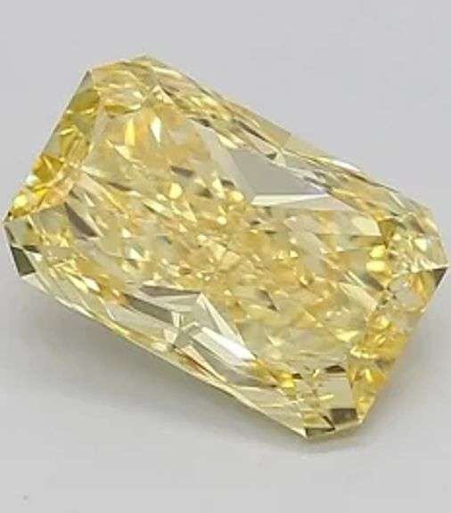Very Fine I.G.I. Certified Lab Diamond - 2.09 Carats, Cut Corner Rectangular Modified Brilliant Cut