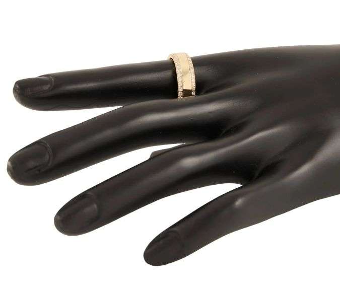 Gents Neil Lane 0.50ctw Diamond Double Row Band Ring in 14K