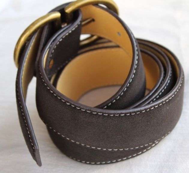 Classy Fine Quality Suede Belt, Made In Italy