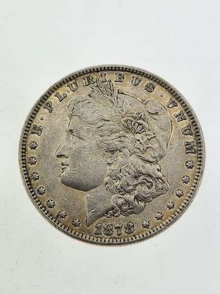 1878 Morgan Silver Dollar, 8TF - Better Date