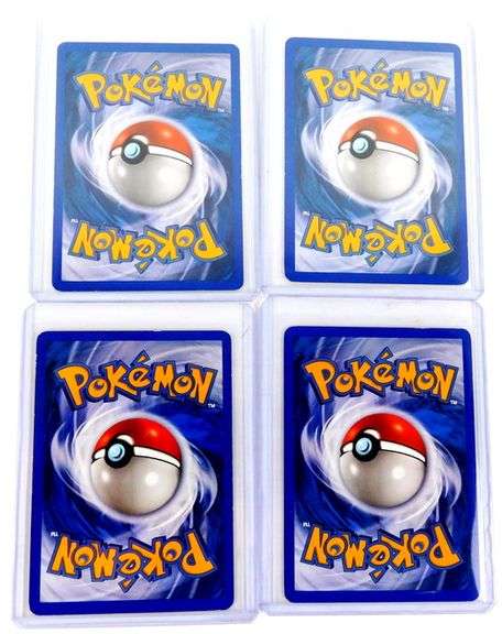 4 Pokémon 2002 Trade Cards