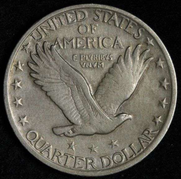 1920 Standing Liberty Quarter AU (About Uncirculated) Sharp Detail, Classic Early Type