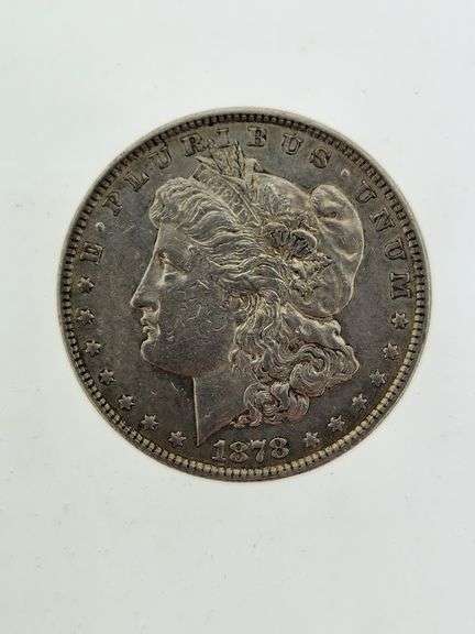 1878 Morgan Silver Dollar, 8TF - Better Date