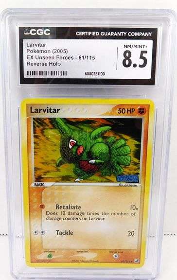 Pokémon 2005 Carvitar Reverse Holo Card, 8.5 NM