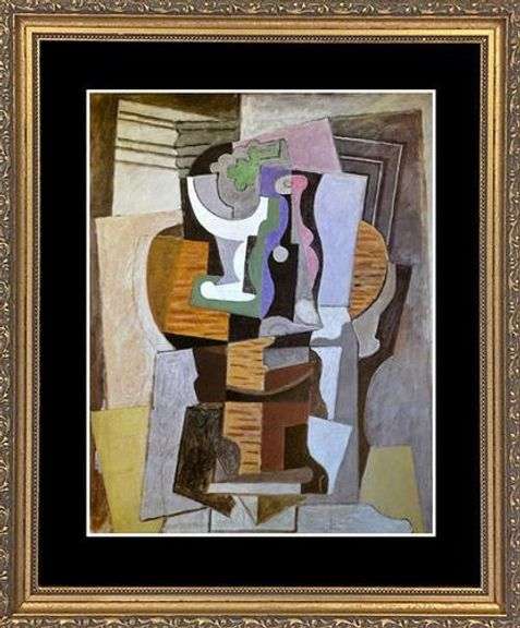 Pablo Picasso, Fruit Dish And Bottle