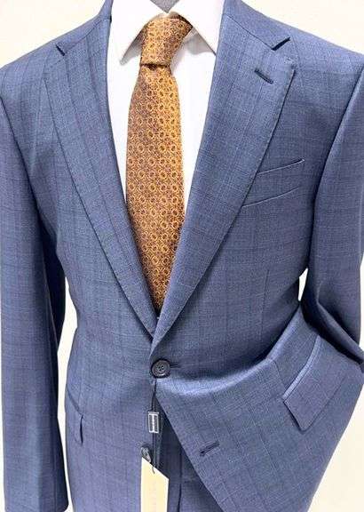 New Arrival Navy Plait  Modern Fit Sit, Made in Italy