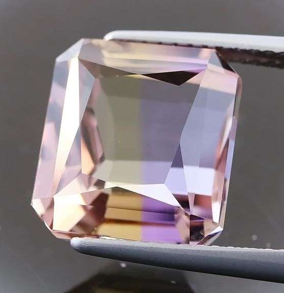 Simply fantastic! 9.84ct custom cut Bolivian Ametrine! Untreated!