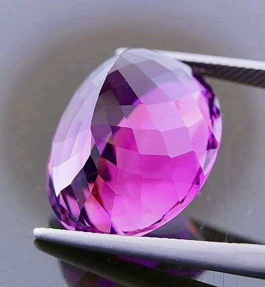 Huge! 23.68ct top  violet Amethyst